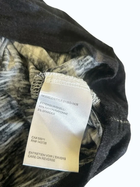 Tribal Jeans Paisley Burnout Ombré Dolman Top Size L - Picture 5 of 6